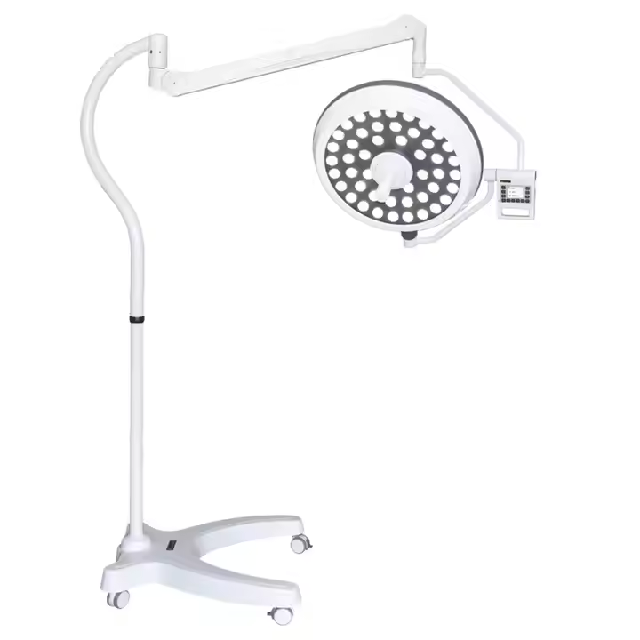309-Electric Double Dome LED Surgical Shadowless Lamp Ceiling Mounted Portable Operation Room Equipment-.jpg